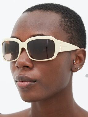 Valentino Beige 5441/S Rectangular Sunglasses